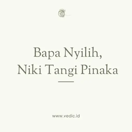 Bapa Nyilih, Niki Tangi Pinaka